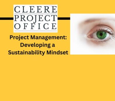 project Management: Developing a Sustainability Mindset
